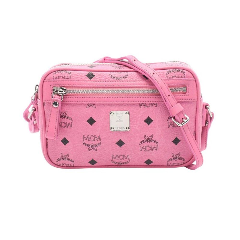 MCM Visetos Coated Canvas Shoulder Bag